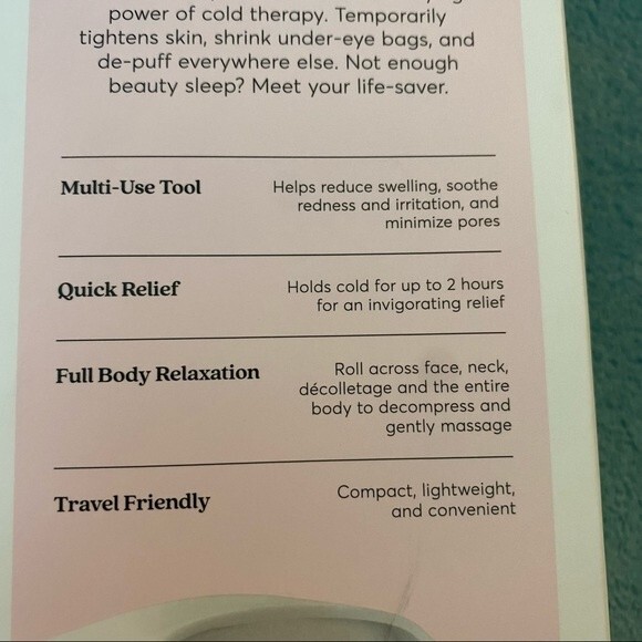NIB-Face & Body Ice Roller by Vanity Planet Reduce Puffiness - Picture 3 of 3